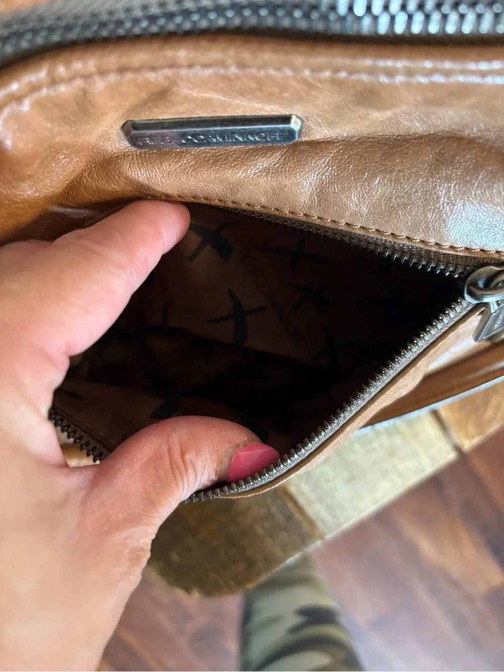 REBECCA MINKOFF Cupid Satchel Leather bag